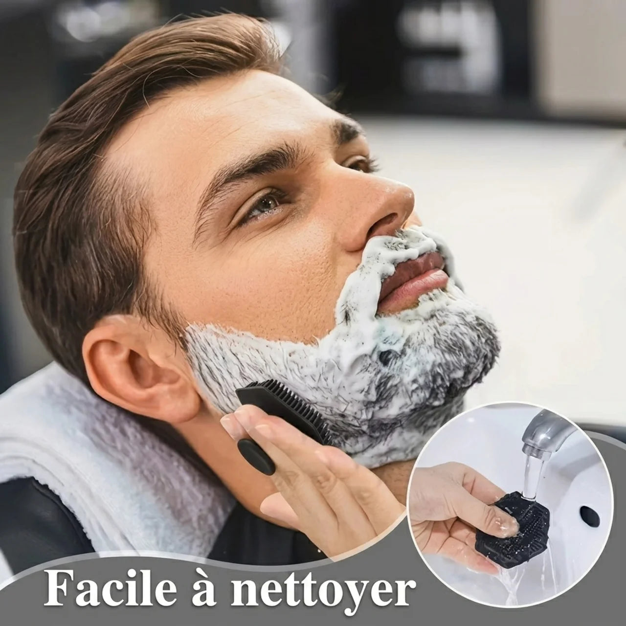 Kit 4 Brosses de Bain en Silicone Exfoliantes