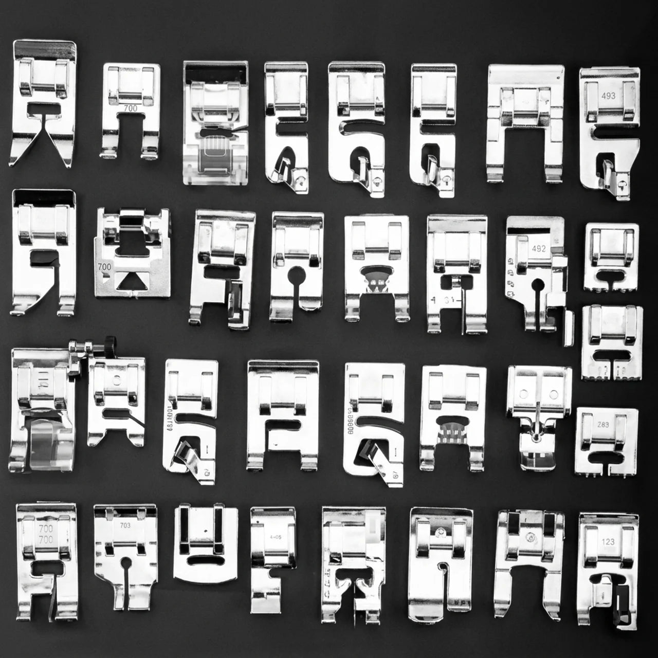 Kit Pied de Biche Machine à Coudre 82 Pièces Coffret Couture Universel