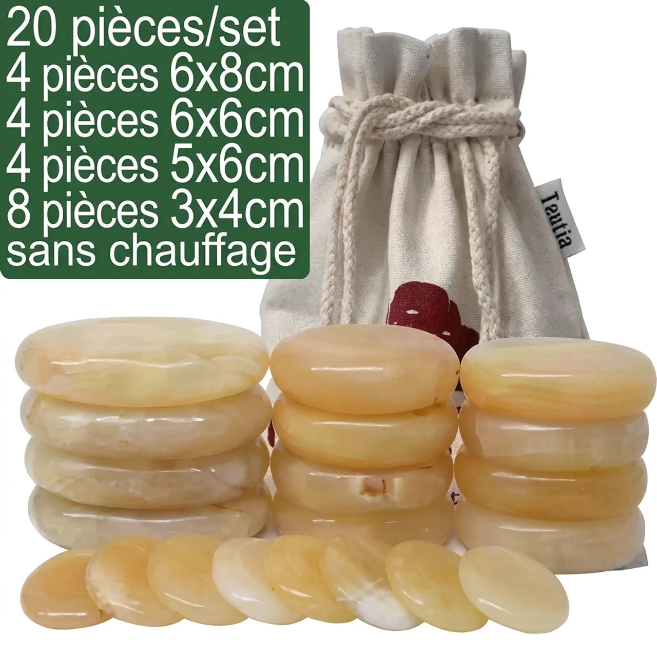 Kit Pierres Chaudes Jade Premium