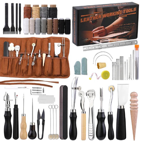 Kit Professionnel d’Outillage pour Travail du Cuir