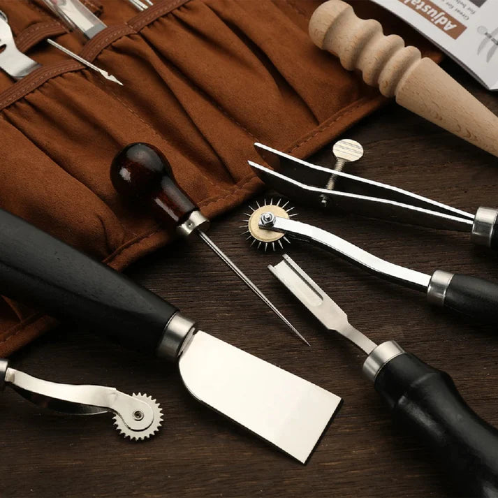 Kit Professionnel d’Outillage pour Travail du Cuir