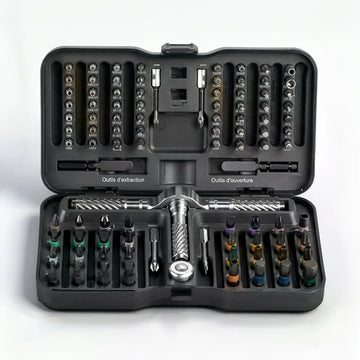 Kit Tournevis de Précision 100 en 1 à Cliquet Professionnel