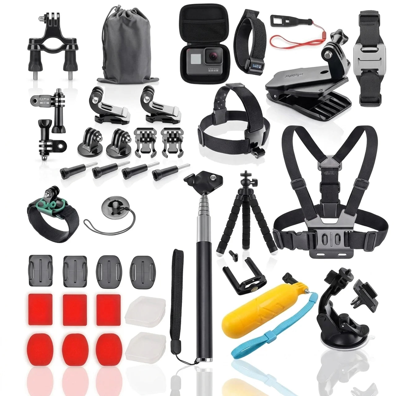 Kit d’Accessoires Universel pour Caméra GoPro Insta360 & Xiaomi Yi