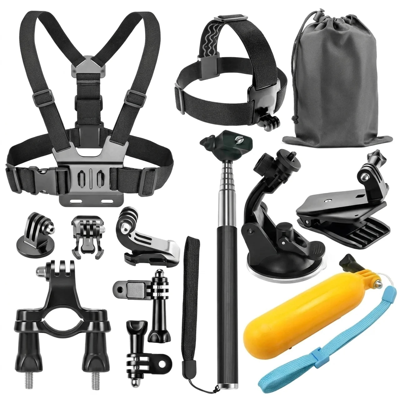 Kit d’Accessoires Universel pour Caméra GoPro Insta360 & Xiaomi Yi