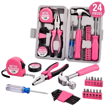 Kit de Bricolage Femme 24 Pièces avec Mallette