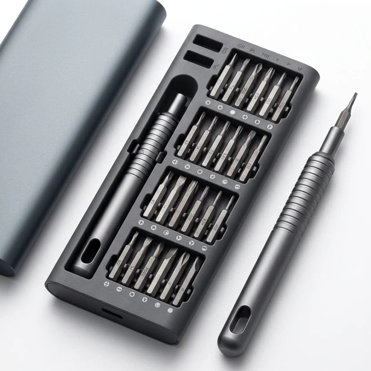 Kit de Tournevis de Précision Embouts en Acier S2 pour Smartphone PC Montre et Électronique