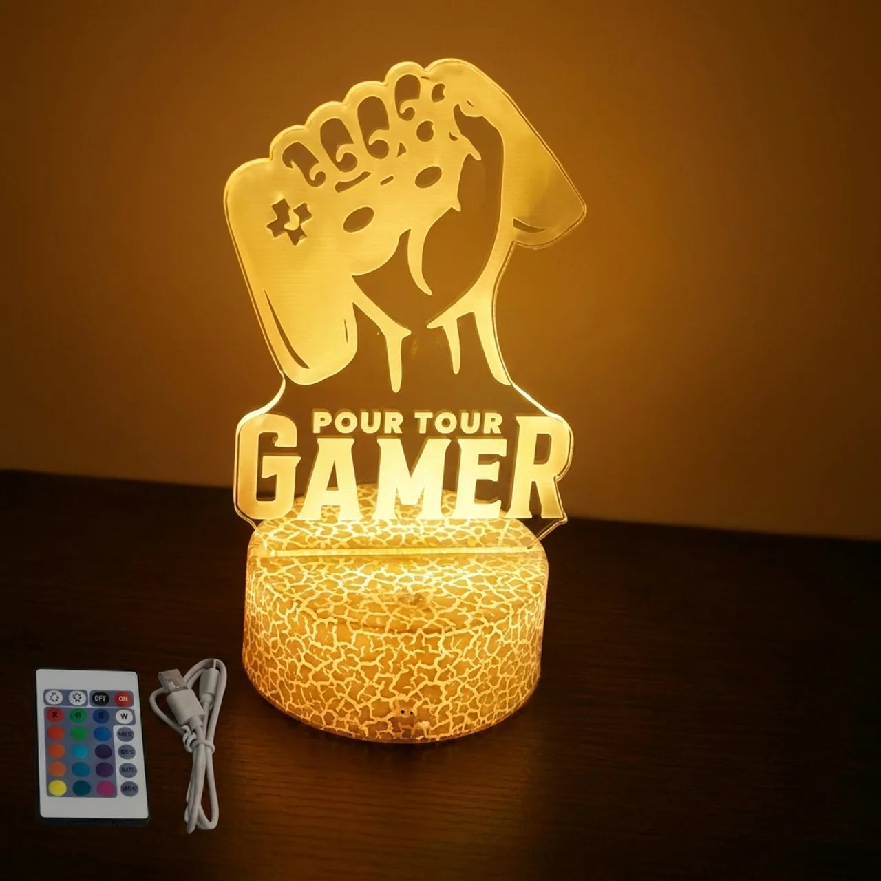 Lampe LED Gaming 3D