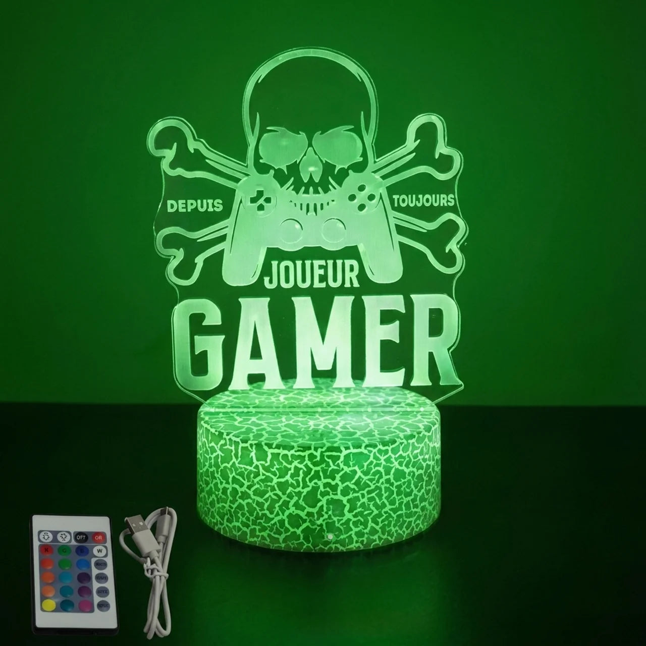 Lampe LED Gaming 3D