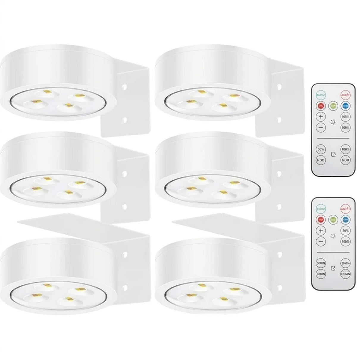 Lampes LED magnétiques pour tableaux avec télécommande variateur et minuterie