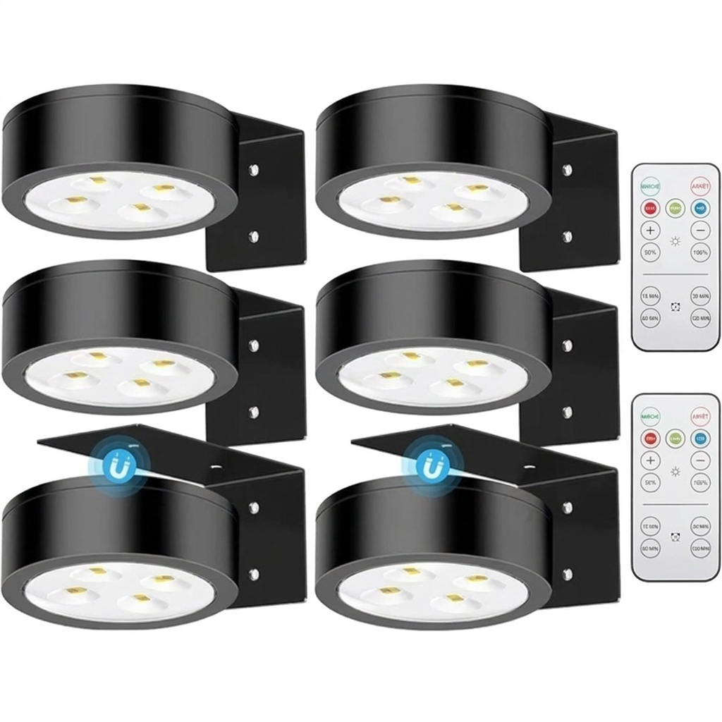 Lampes LED magnétiques pour tableaux avec télécommande variateur et minuterie