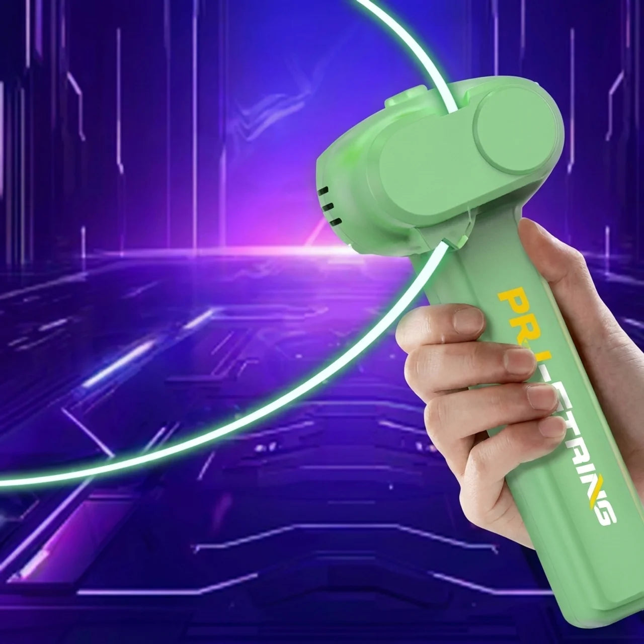 Lanceur de Fil Magique Électrique ZipString Jouet Anti Stress Innovant