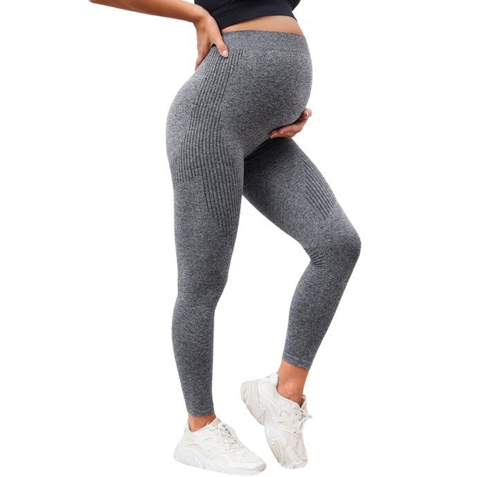 BIOECEUA Legging Thermique Maternité Femme - Taille Haute Avec Poches, Extensible, Soutien Ventre Chaud Pour Hiver
