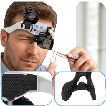 Loupe Frontale Professionnelle Rechargeable pour Horlogerie Bijouterie et Soudure