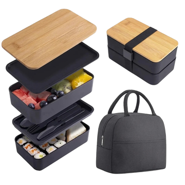 Lunch box Bento sac isotherme compatible micro-ondes et lave-vaisselle