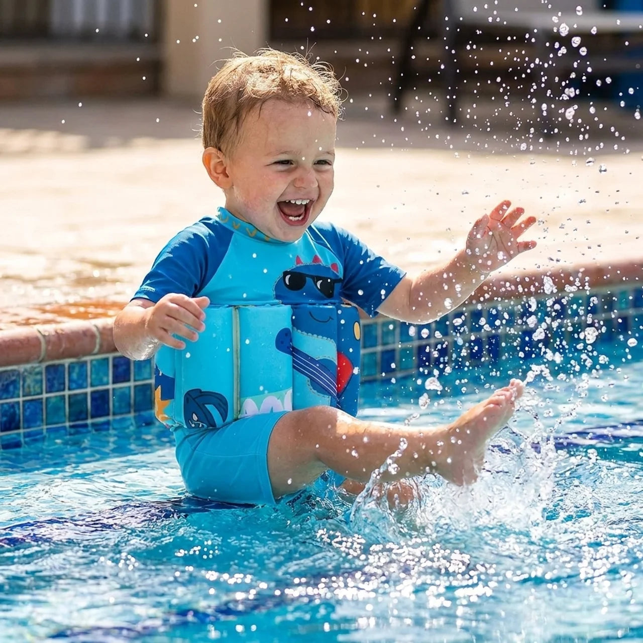 Maillot de Bain Flottant Enfant