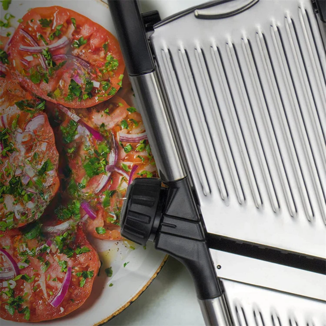 Mandoline Ajustable en Acier Inoxydable