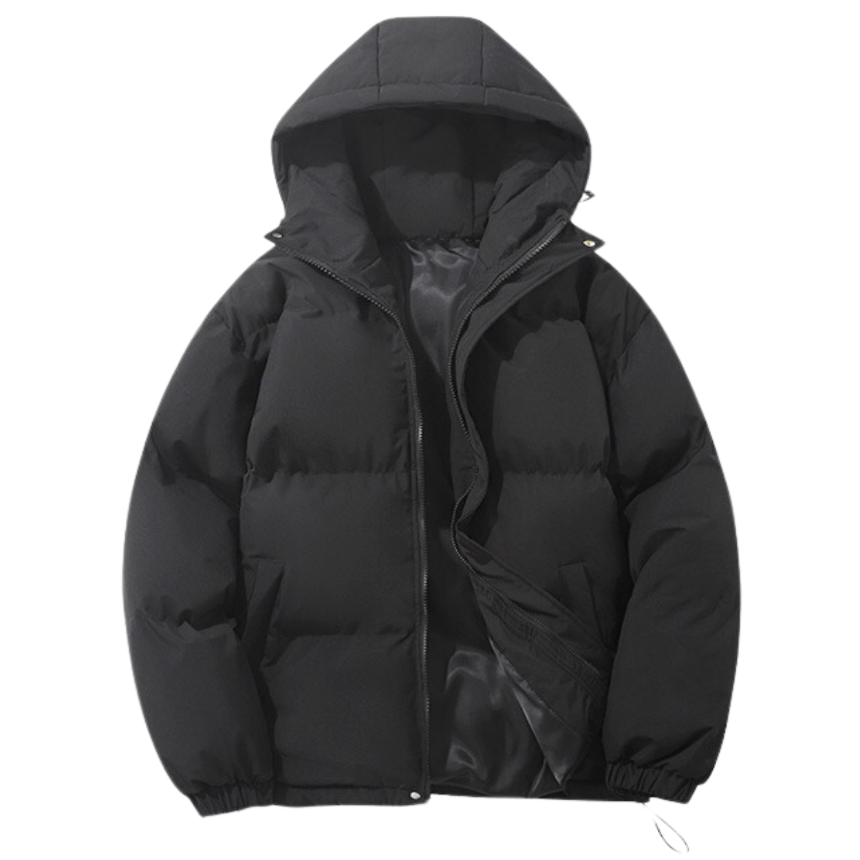 Manteau d’Hiver Unisexe Rembourré en Coton avec Capuche Amovible – Confort et Chaleur