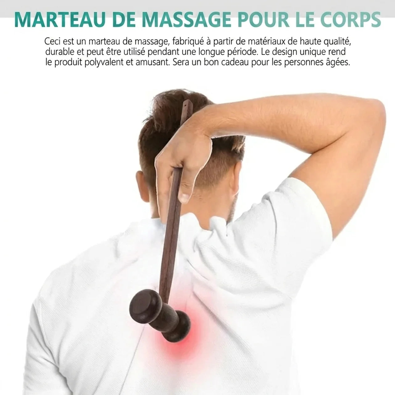 Marteau Massage Bois Acupression