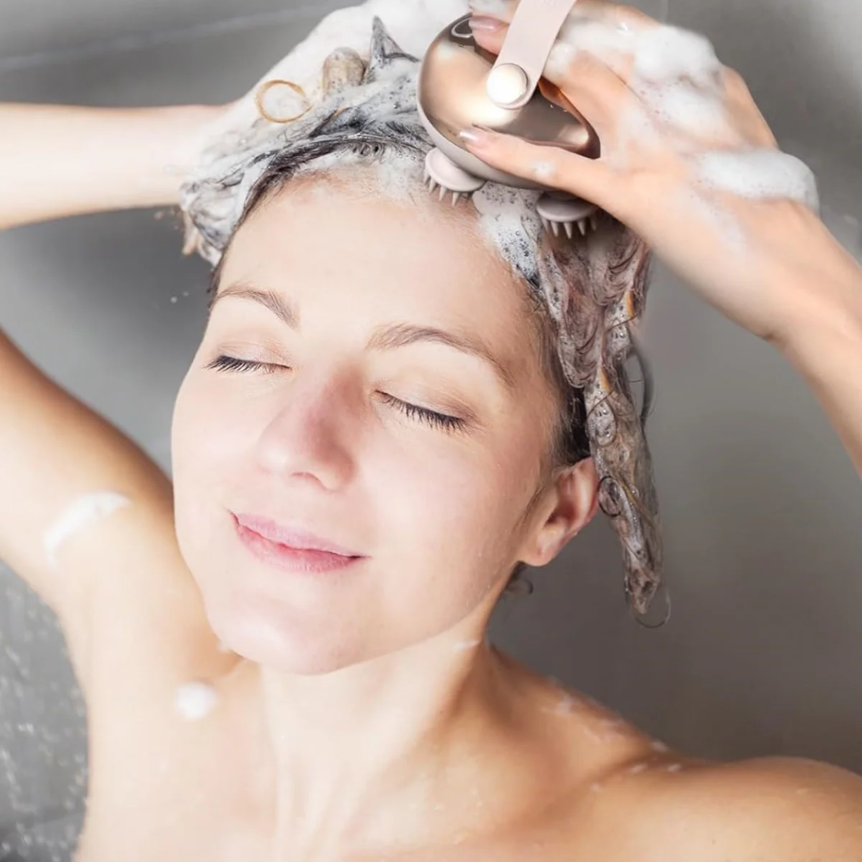 Masseur Électrique Cheveux Lumière Rouge