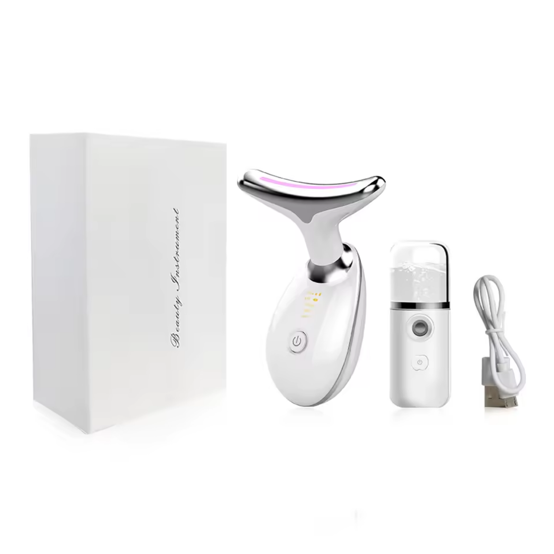 Masseur Facial et Cou EMS Soin Anti Âge