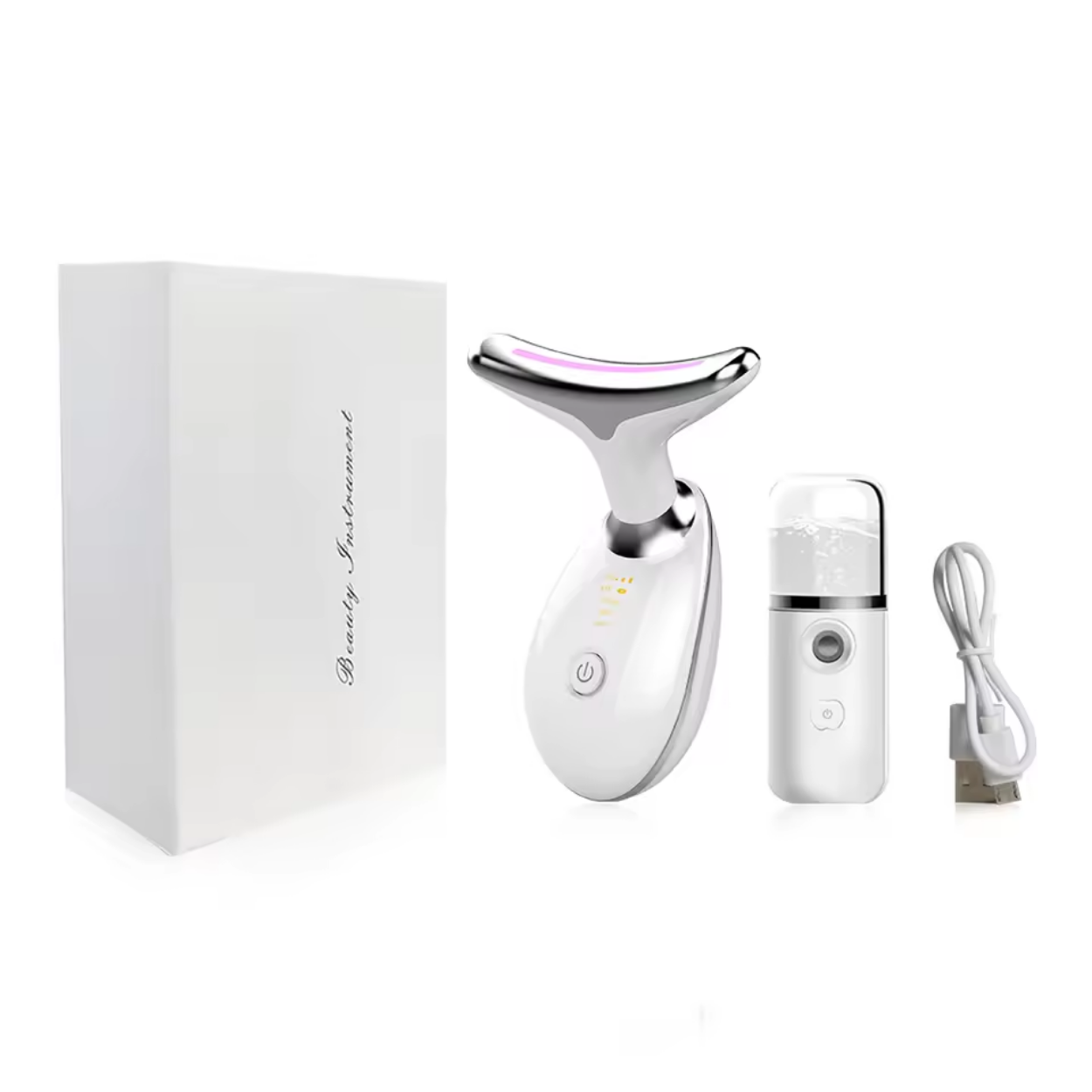 Masseur Facial et Cou EMS Soin Anti Âge