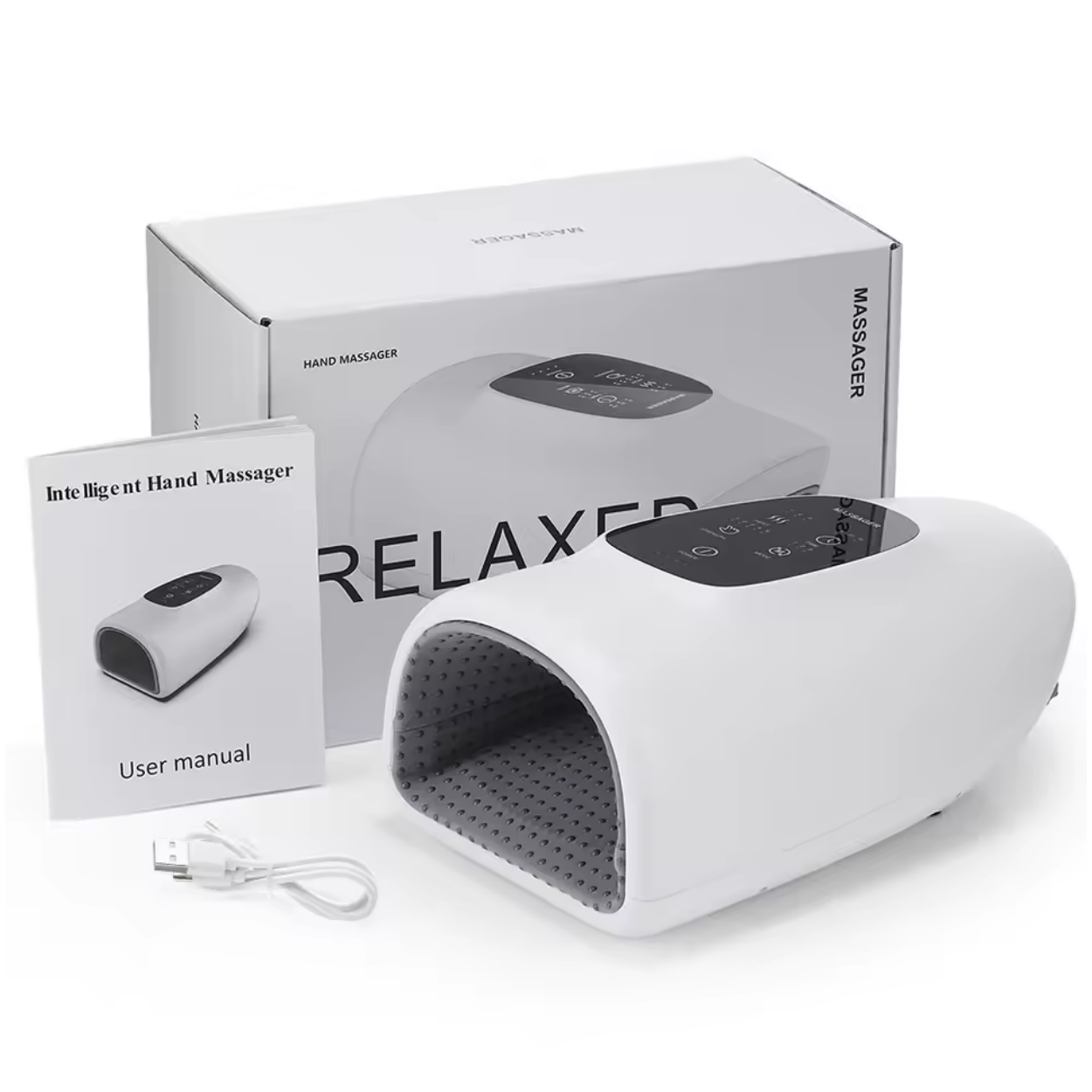 Masseur de Mains Chauffant Relaxation Compression Intelligente