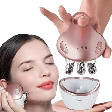 Masseur Facial EMS 5 en 1 Microcourant Vibration et LED