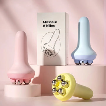 Masseur Facial & Corporel 5 Billes Magnétiques 360°