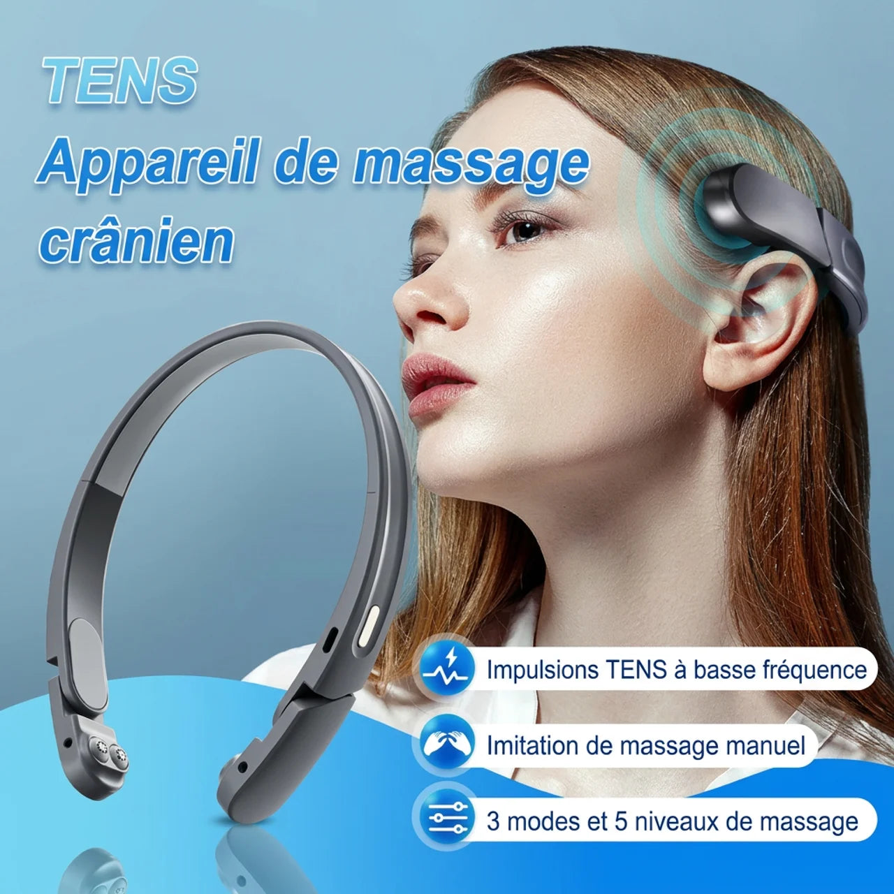 Masseur Tête Électrique Relaxant