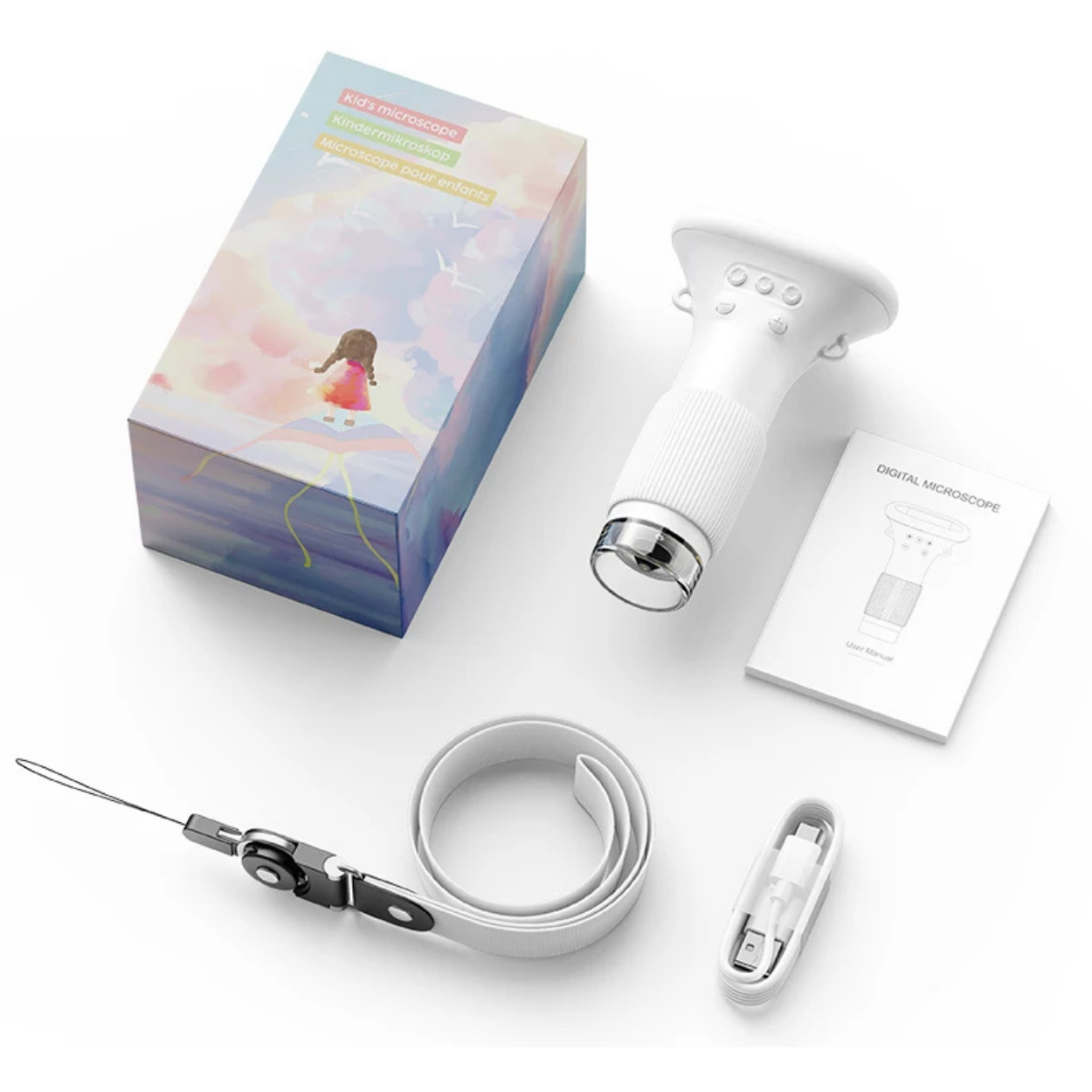 MICROSCOPE NUMÉRIQUE ÉDUCATIF POUR ENFANTS