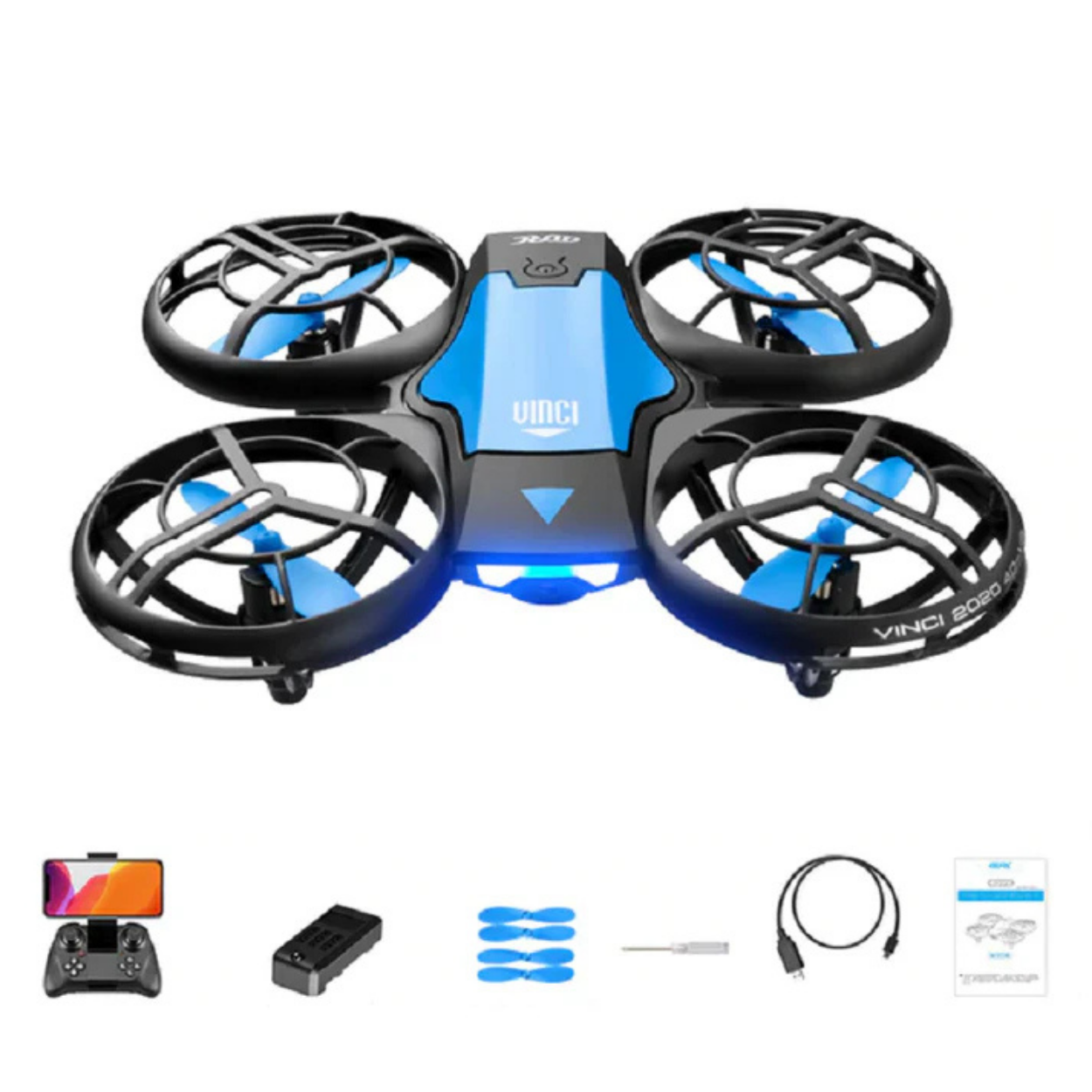 Mini Drone 4K HD WiFi FPV Quadcopter Pliable à Pression d’Air