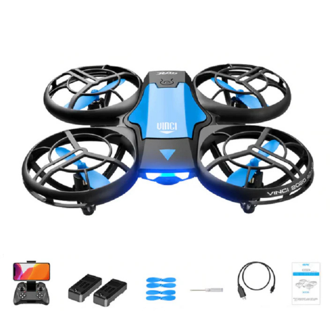 Mini Drone 4K HD WiFi FPV Quadcopter Pliable à Pression d’Air