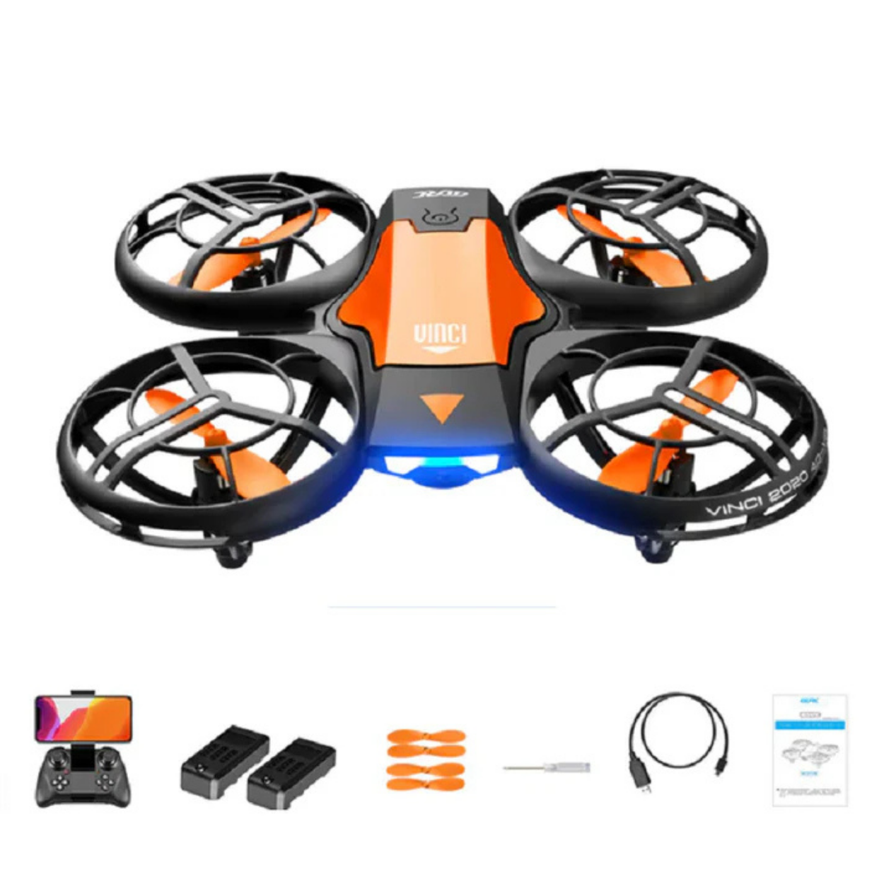 Mini Drone 4K HD WiFi FPV Quadcopter Pliable à Pression d’Air
