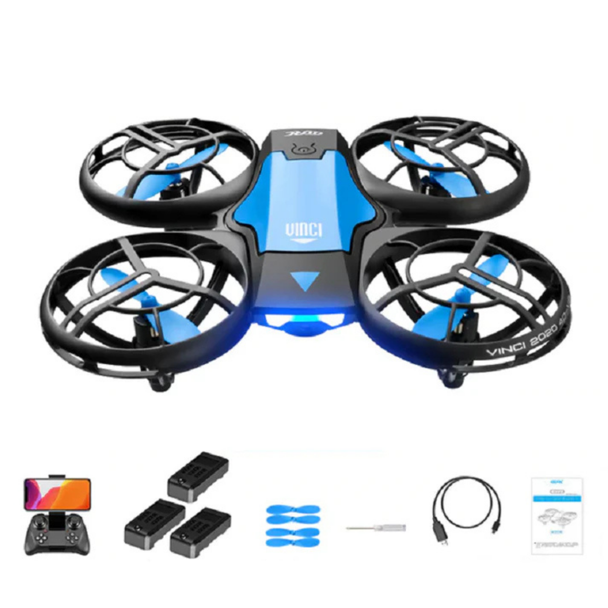 Mini Drone 4K HD WiFi FPV Quadcopter Pliable à Pression d’Air