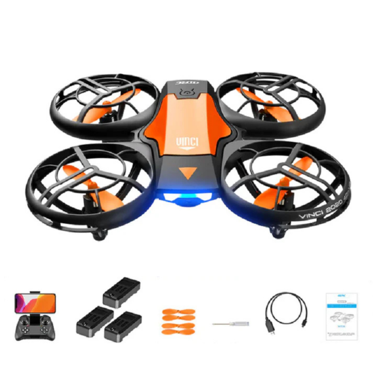 Mini Drone 4K HD WiFi FPV Quadcopter Pliable à Pression d’Air
