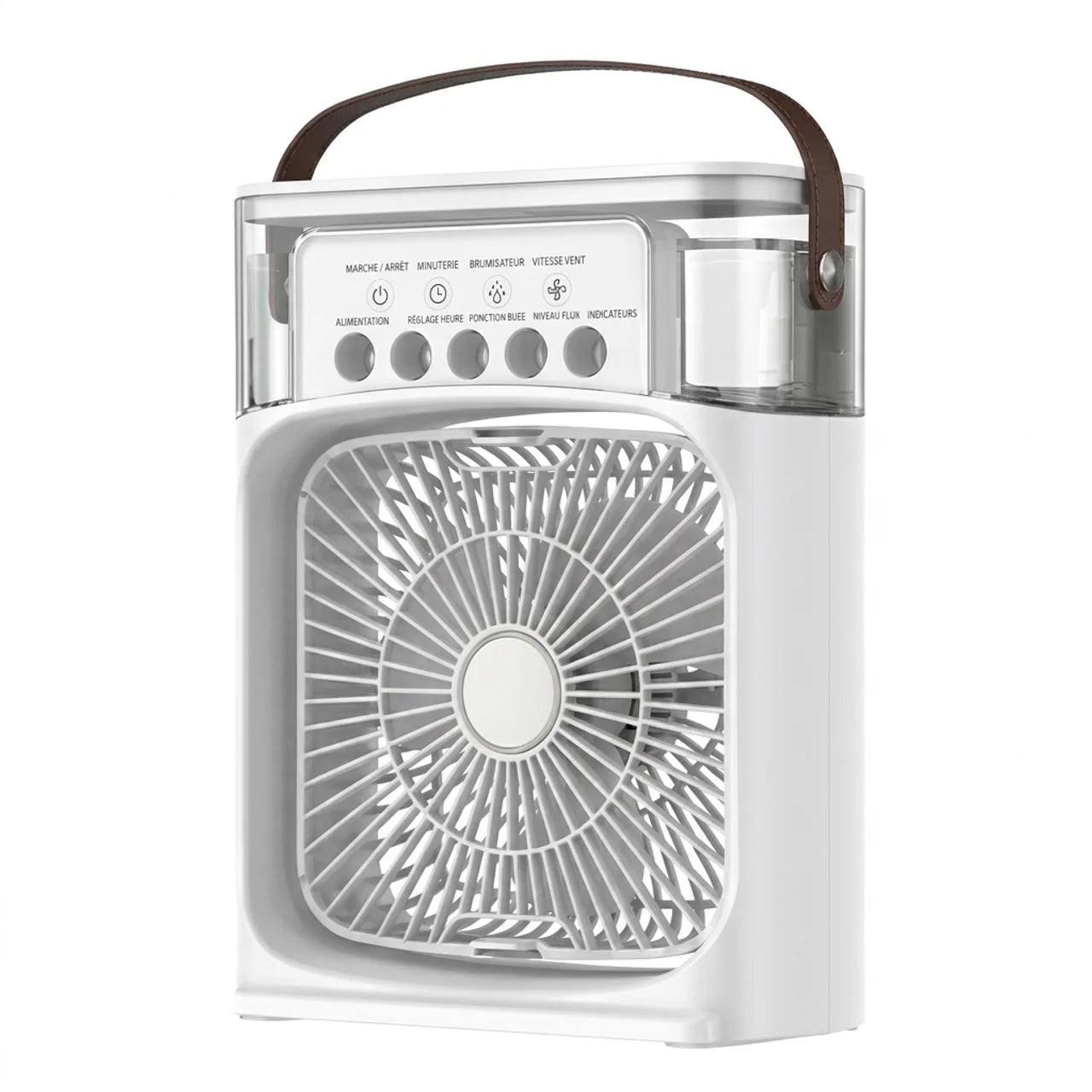 Mini Ventilateur Portable Humidificateur Refroidisseur d’Air & Veilleuse LED
