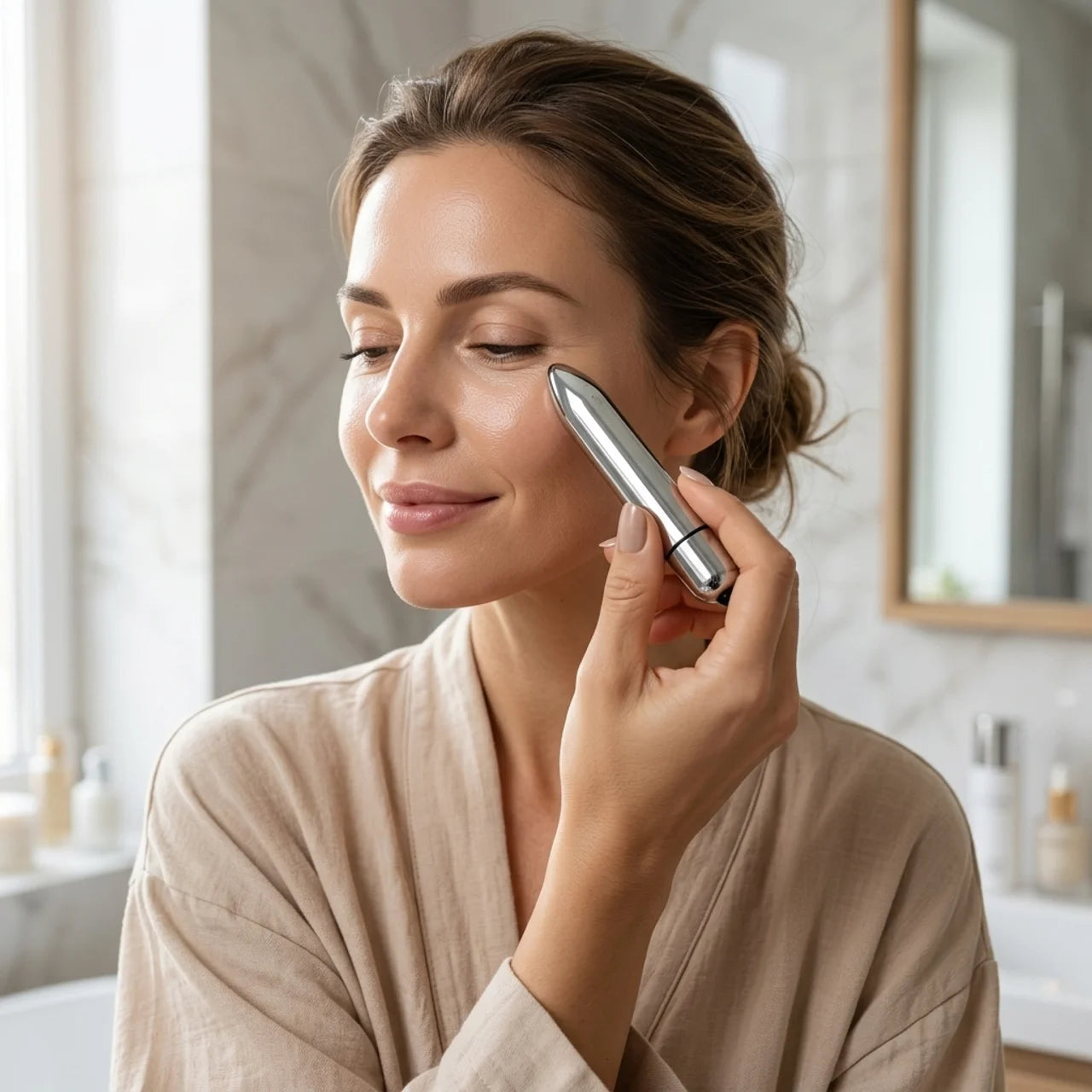 Mini Masseur Vibrant Visage et Contour des Yeux