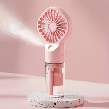Mini Ventilateur de Poche Brumisateur Portable USB Rechargeable pour Voyage et Bureau
