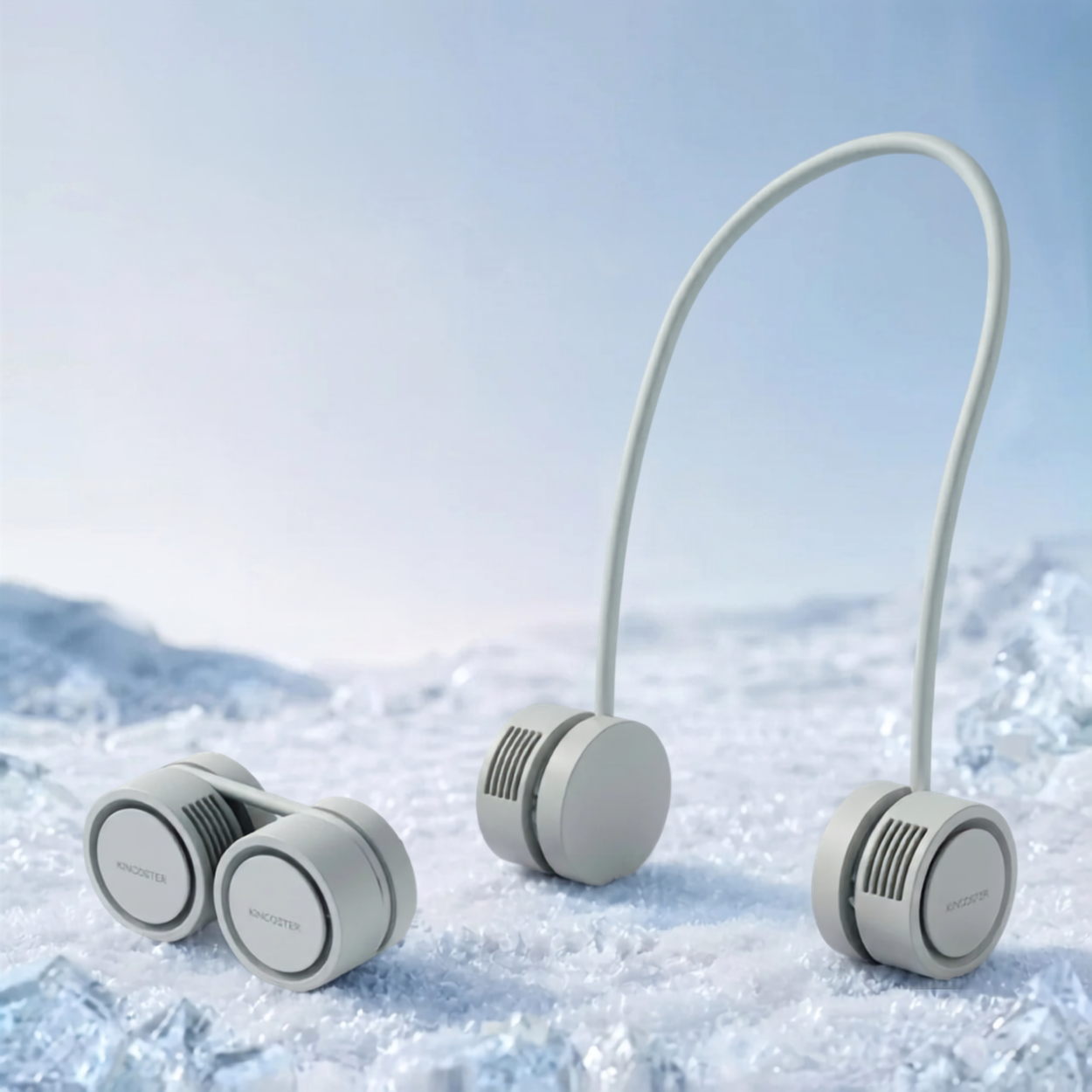 Mini Ventilateur de Cou Portable Pliable avec Diffuseur d'Huiles Essentielles