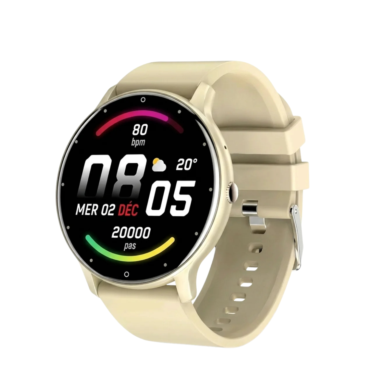 Montre Intelligente Femme Étanche IP67 avec Appels et Suivi Santé