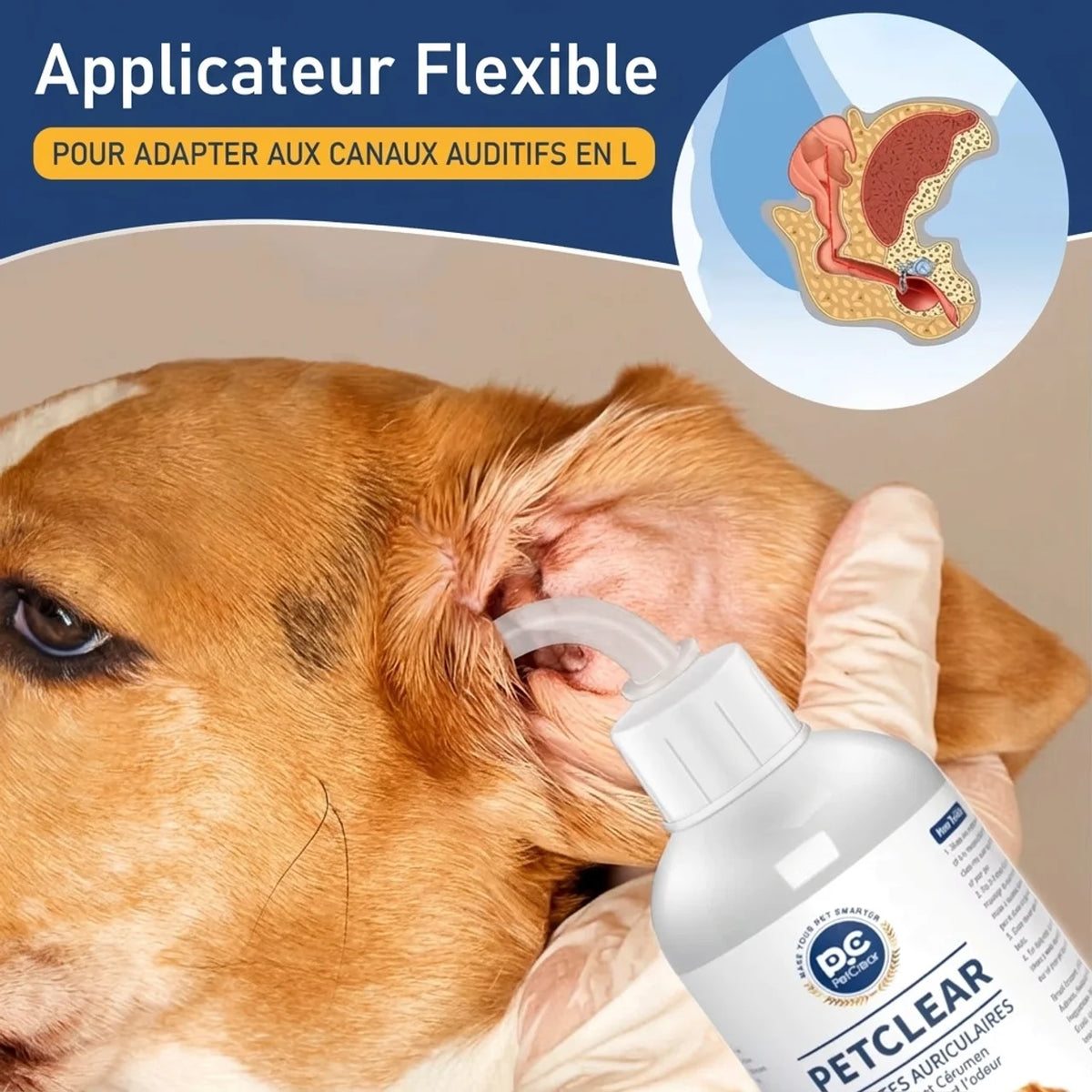 Nettoyant oreilles chien et chat  60 ml