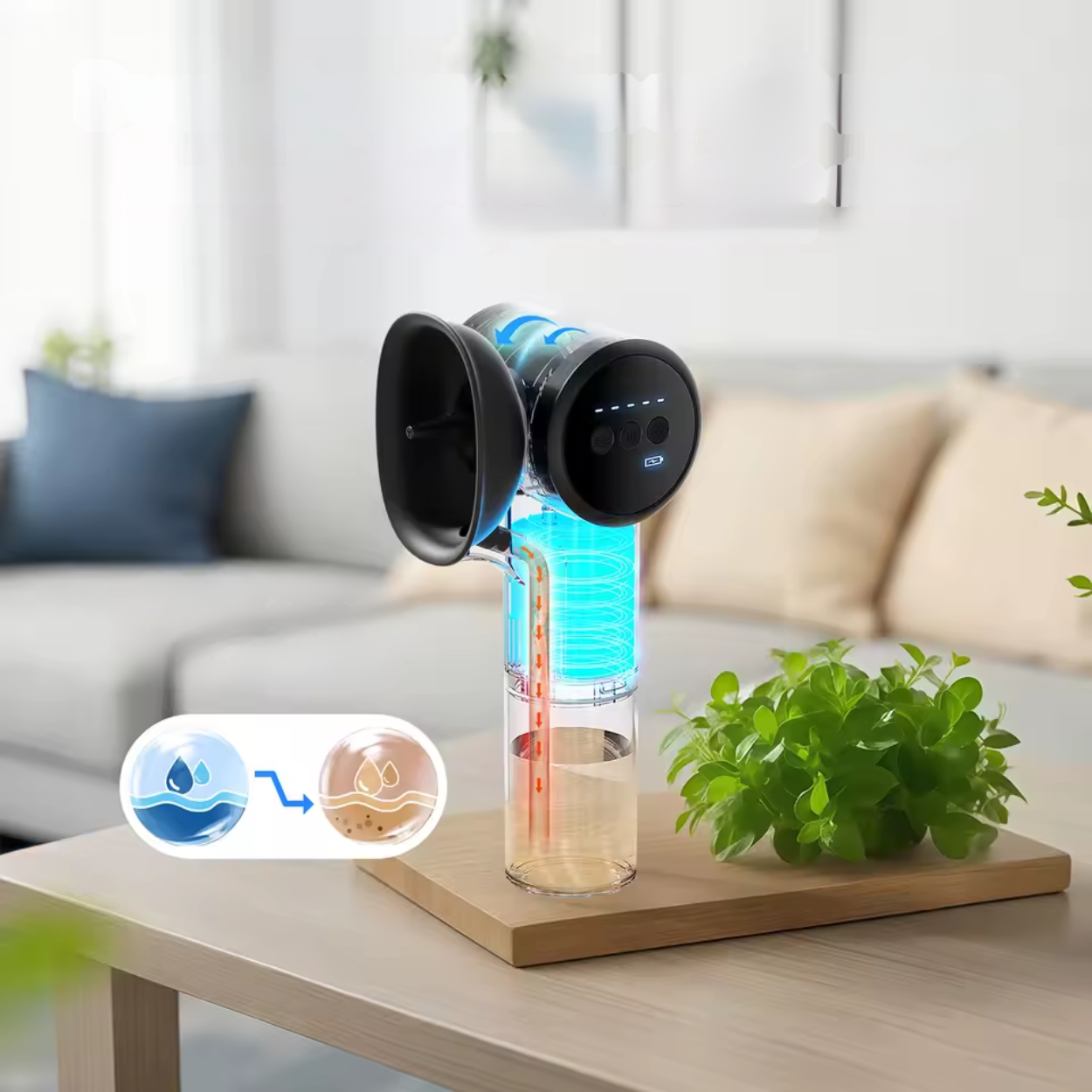 Nettoyeur d’Oreilles Électrique 2-en-1 à Eau & Air Chaud