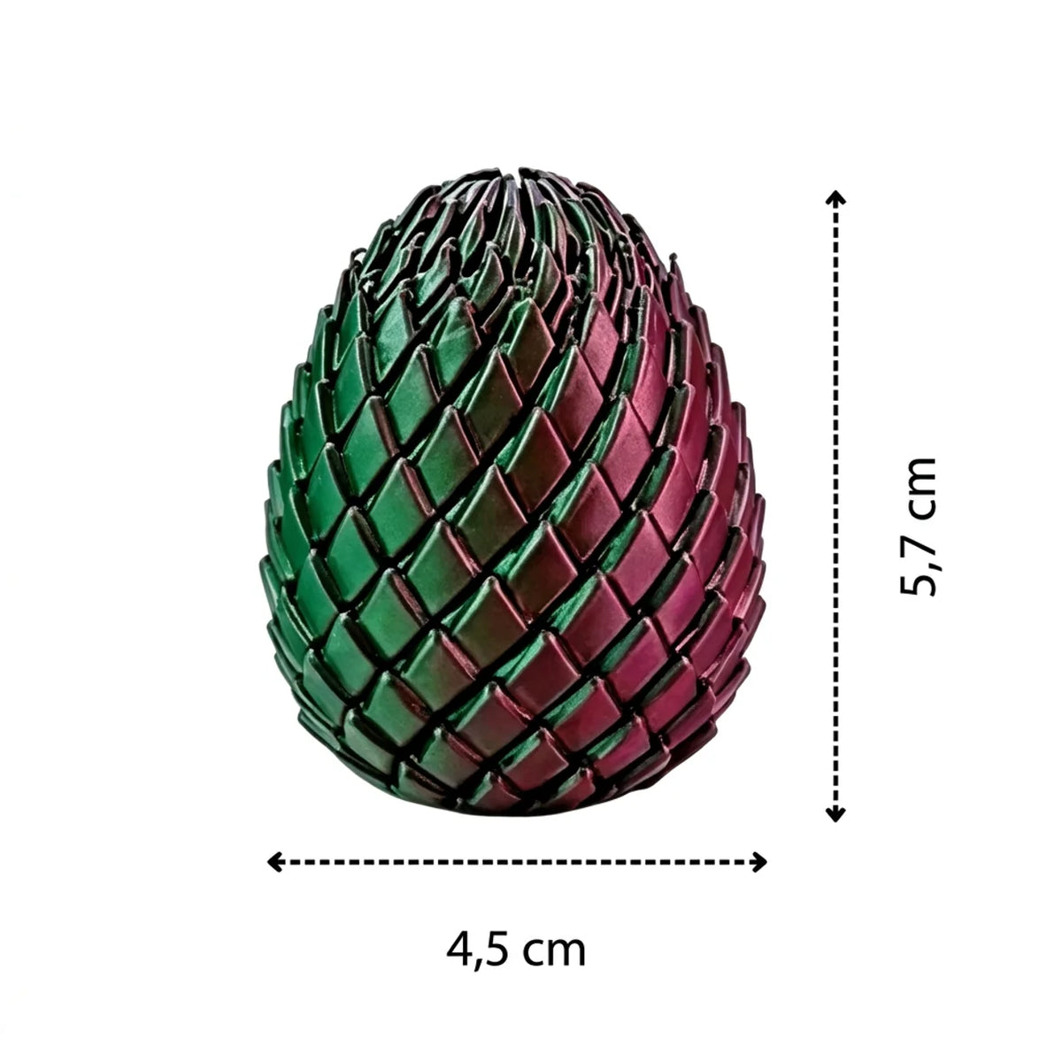 Œuf de dragon anti-stress 3D – À tourner et à déformer