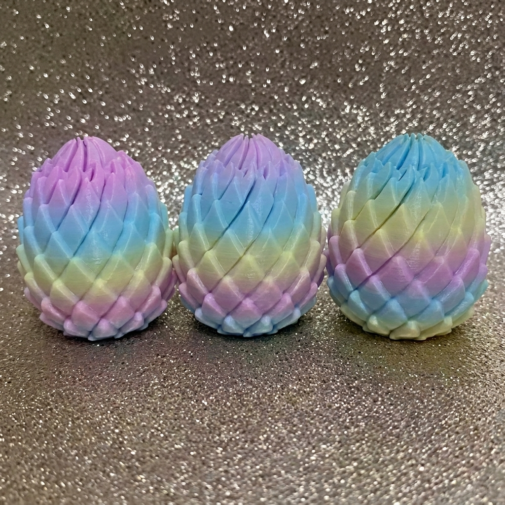 Œuf de dragon anti-stress 3D – À tourner et à déformer