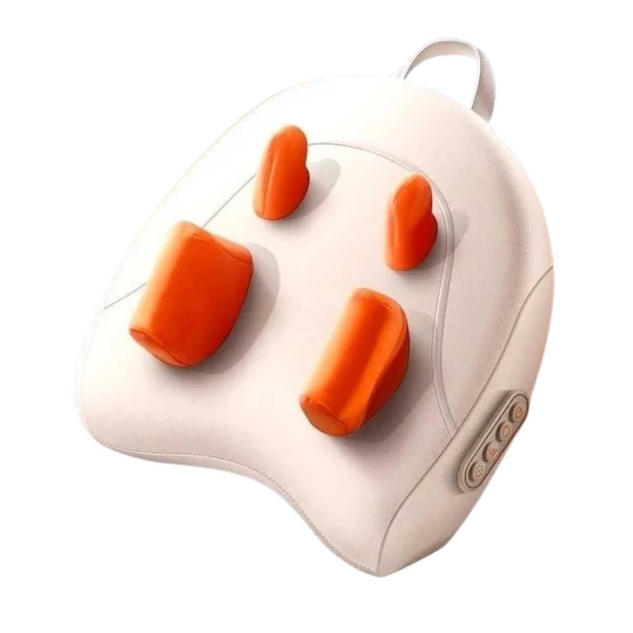 Oreiller de Massage Sans Fil Pétrissage Chauffant Cou Dos & Jambes