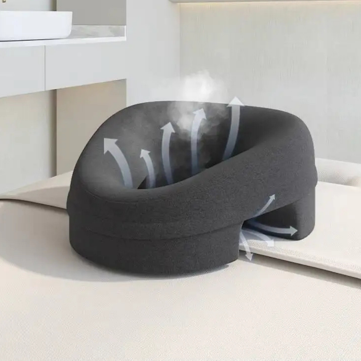 Oreiller de Salon SPA Ergonomique Soutien Visage Cou et Poitrine