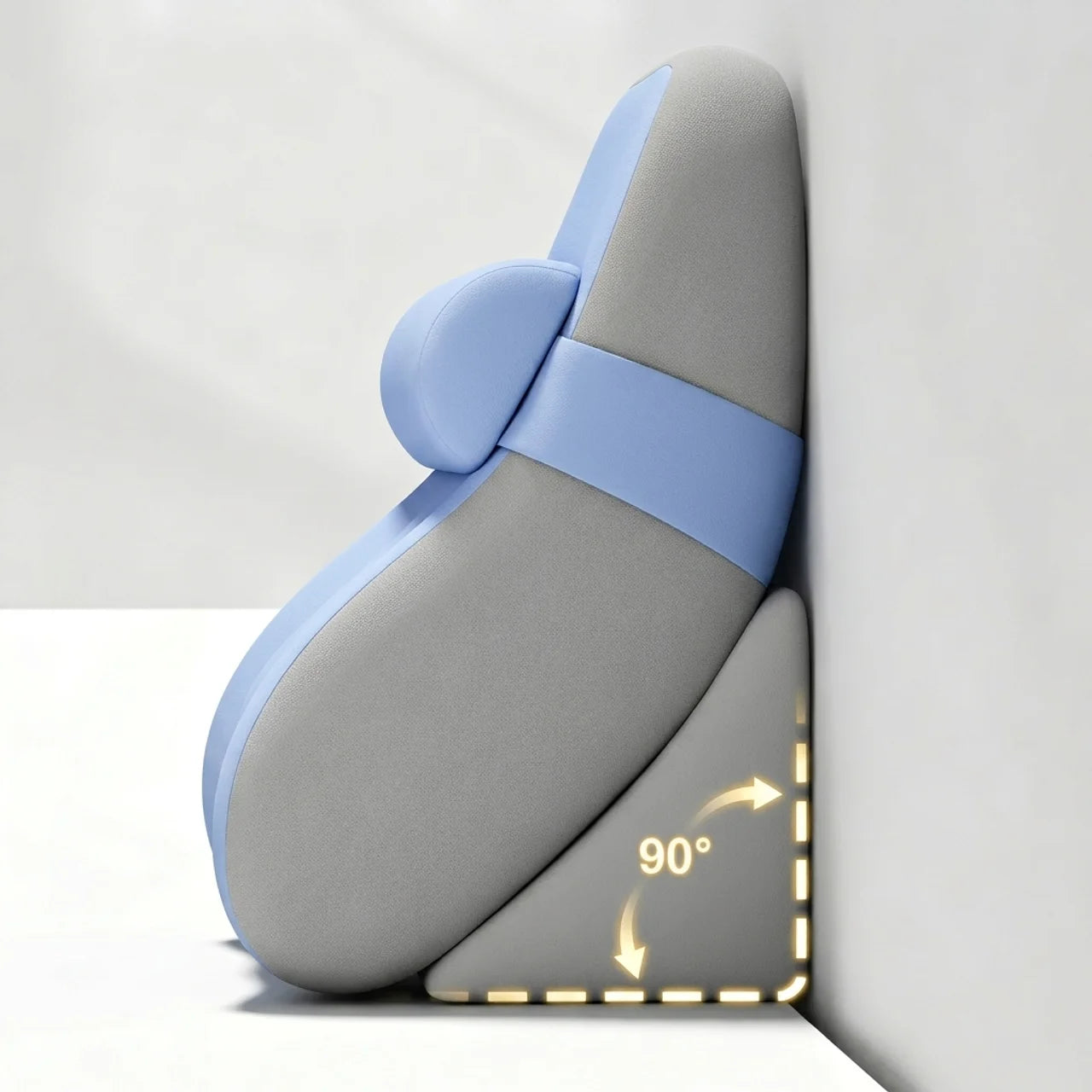 Oreiller de Lecture Ergonomique Réglable en Mousse à Mémoire de Forme