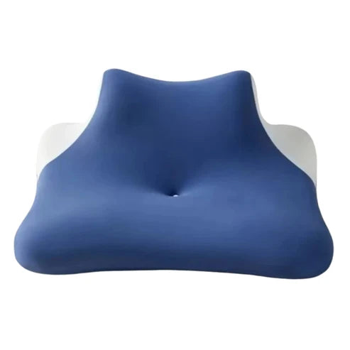 Oreiller ergonomique multifonction à mémoire de forme support cervical support téléphone