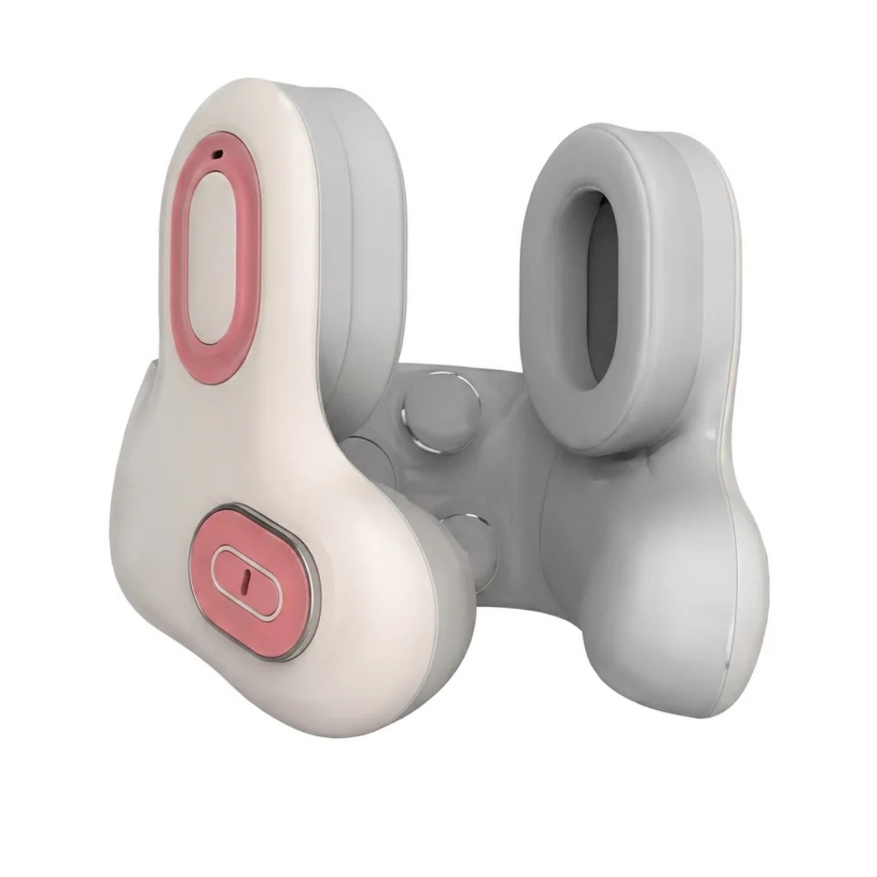Oreiller de Voyage Cervical 3-en-1 avec Masseur Chauffant et Casque Bluetooth Anti-Bruit