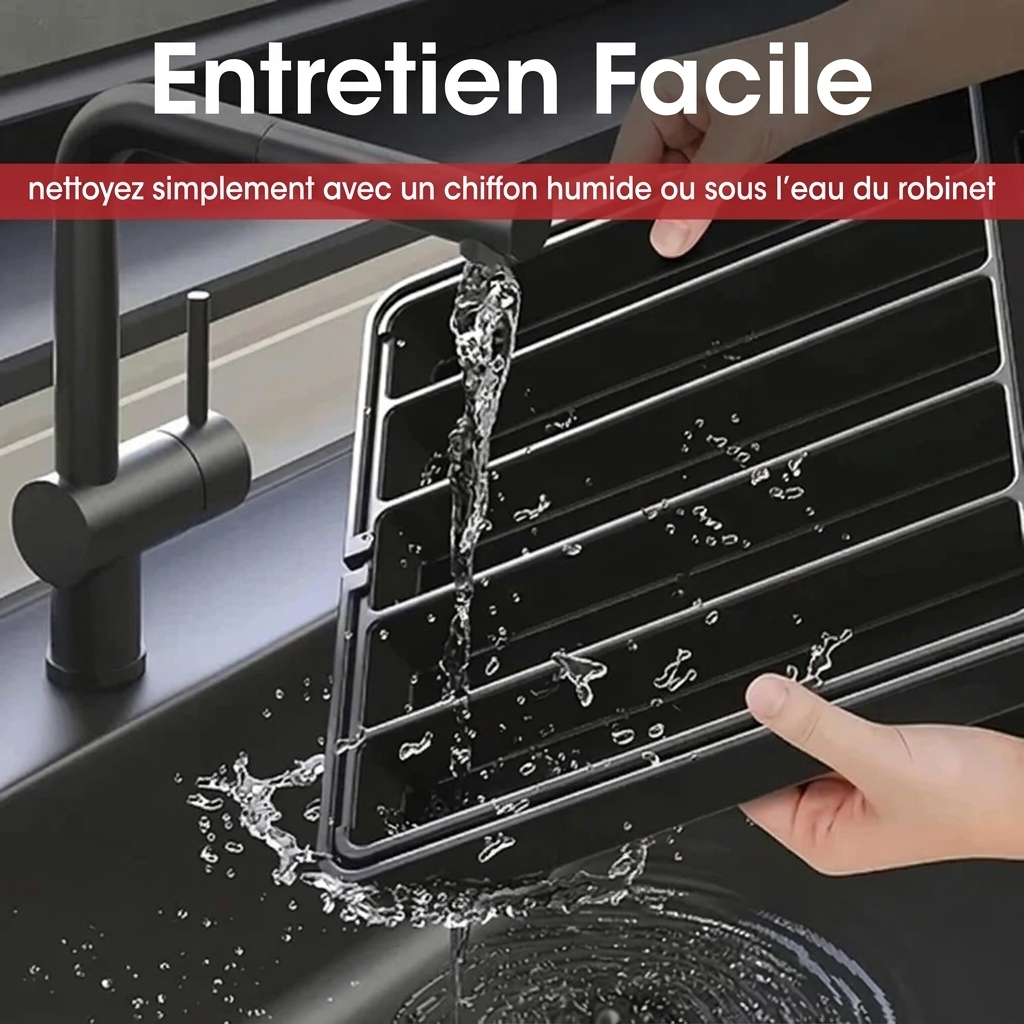 Organisateur de couverts extensible pour tiroir de cuisine Plateau réglable de 6 à 9 compartiments